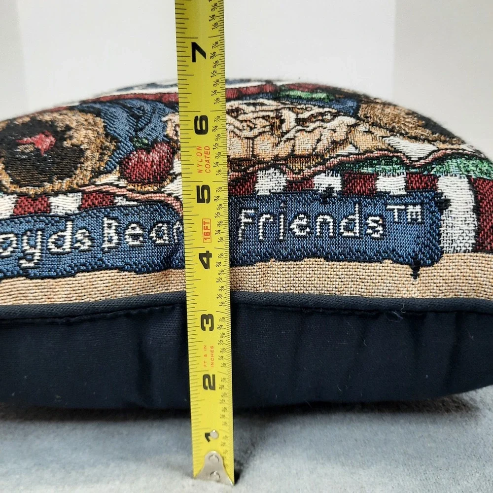 Boyds Bears Proud To Be A Bearmerican Patriotic Americana Tapestry Throw Pillow
